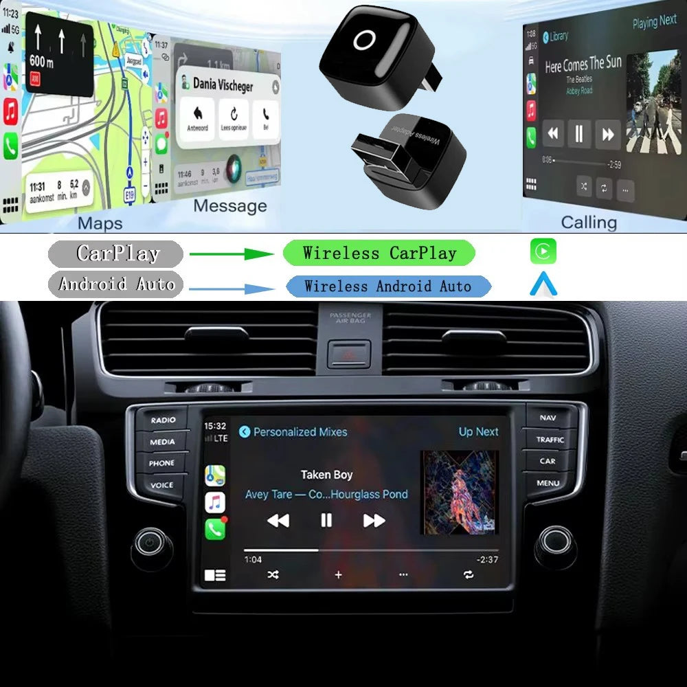 Wireless carplay plug and play