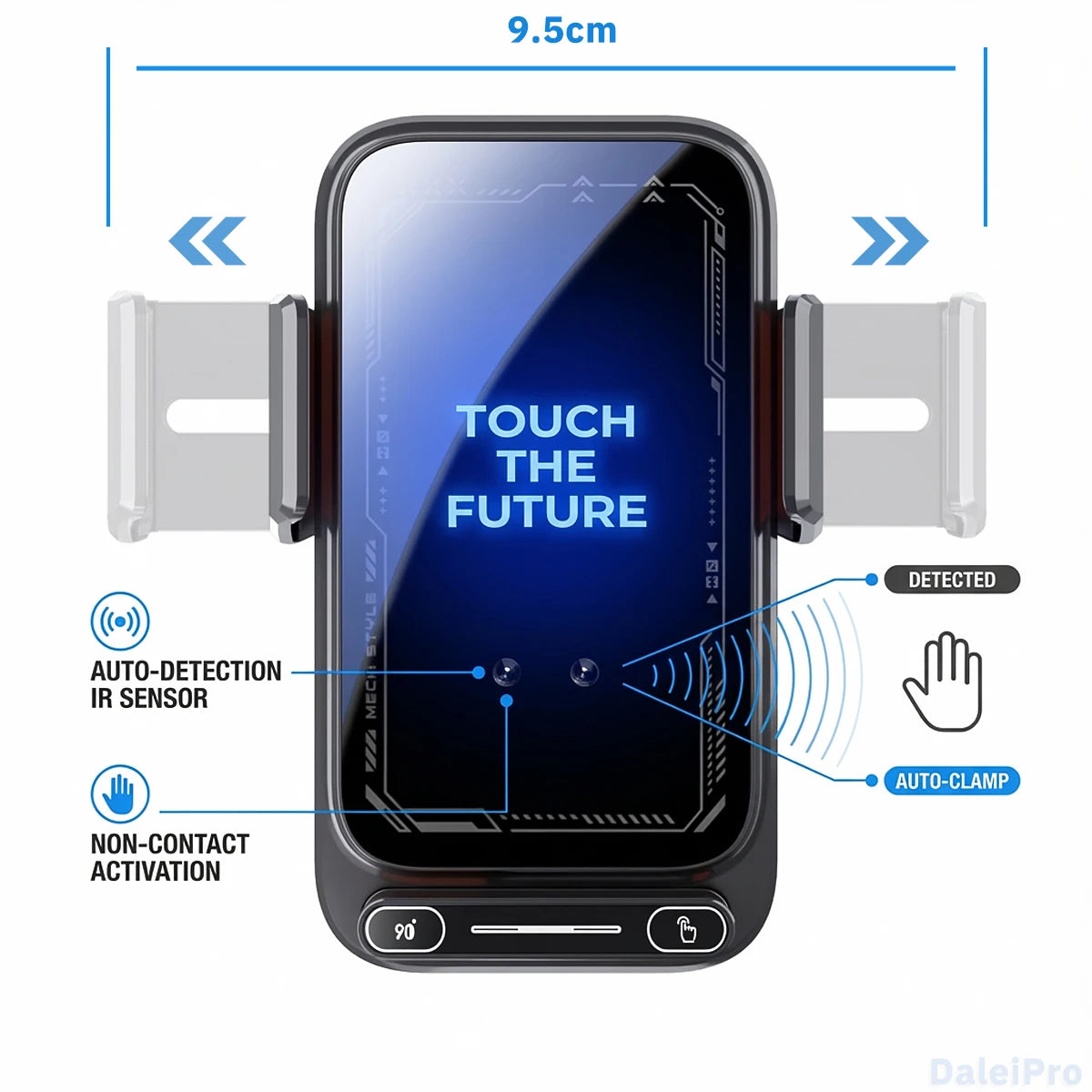 Wireless car phone charger