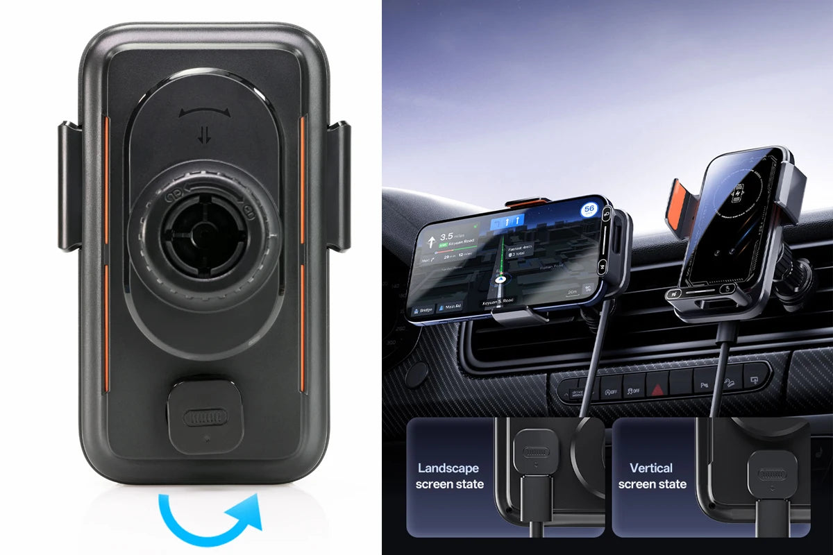 Wireless car phone charger