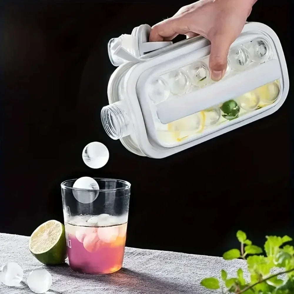 Portable 2-in-1 Folding Ice Maker Water Bottle