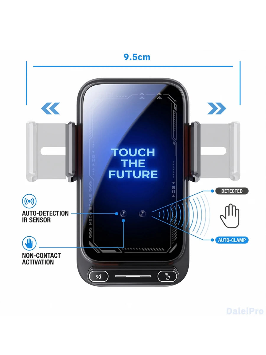 Wireless car phone charger