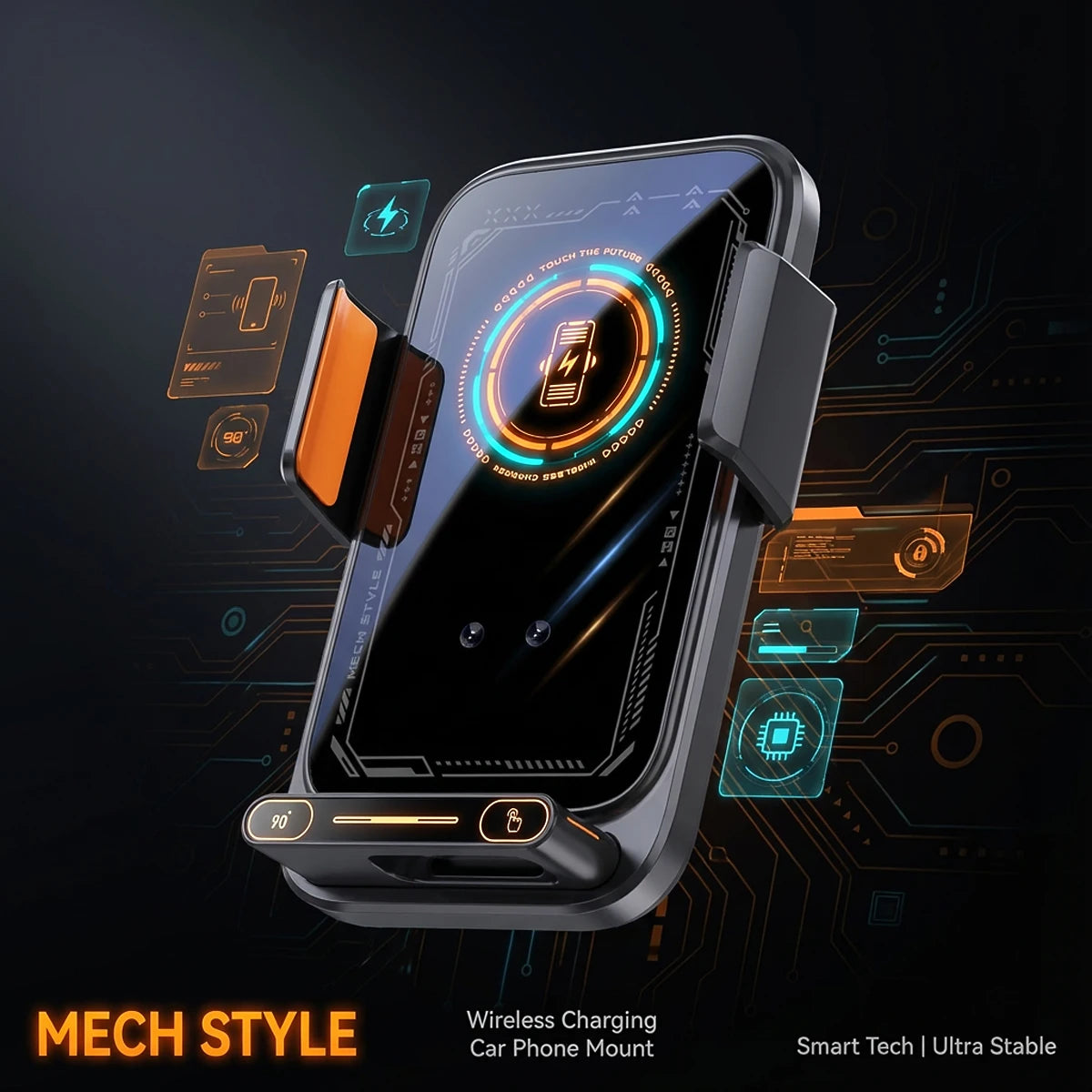 Wireless car phone charger