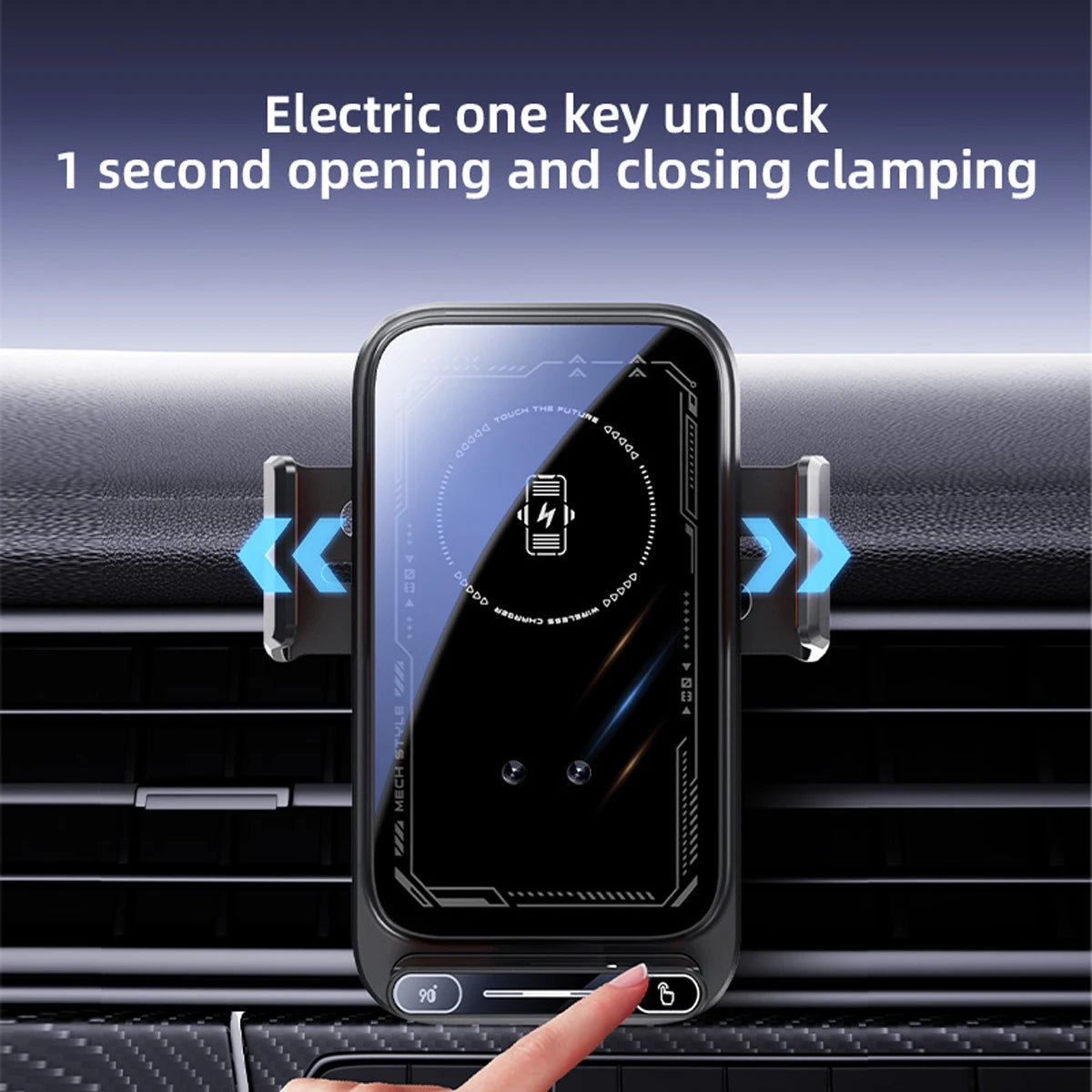 Wireless car phone charger