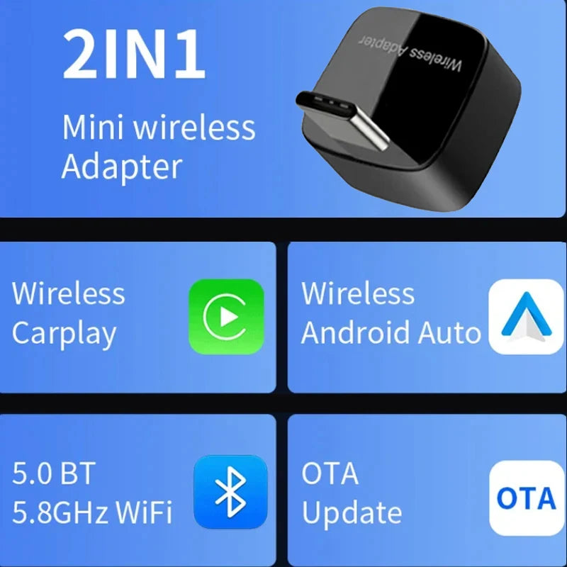 Wireless carplay plug and play