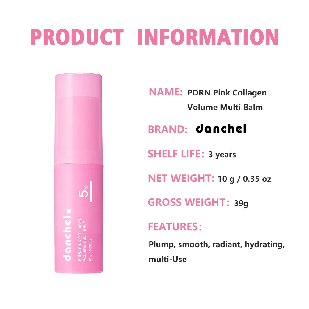 PDRN Pink Collagen Volume Multi Balm Deep Hydration Moisturization