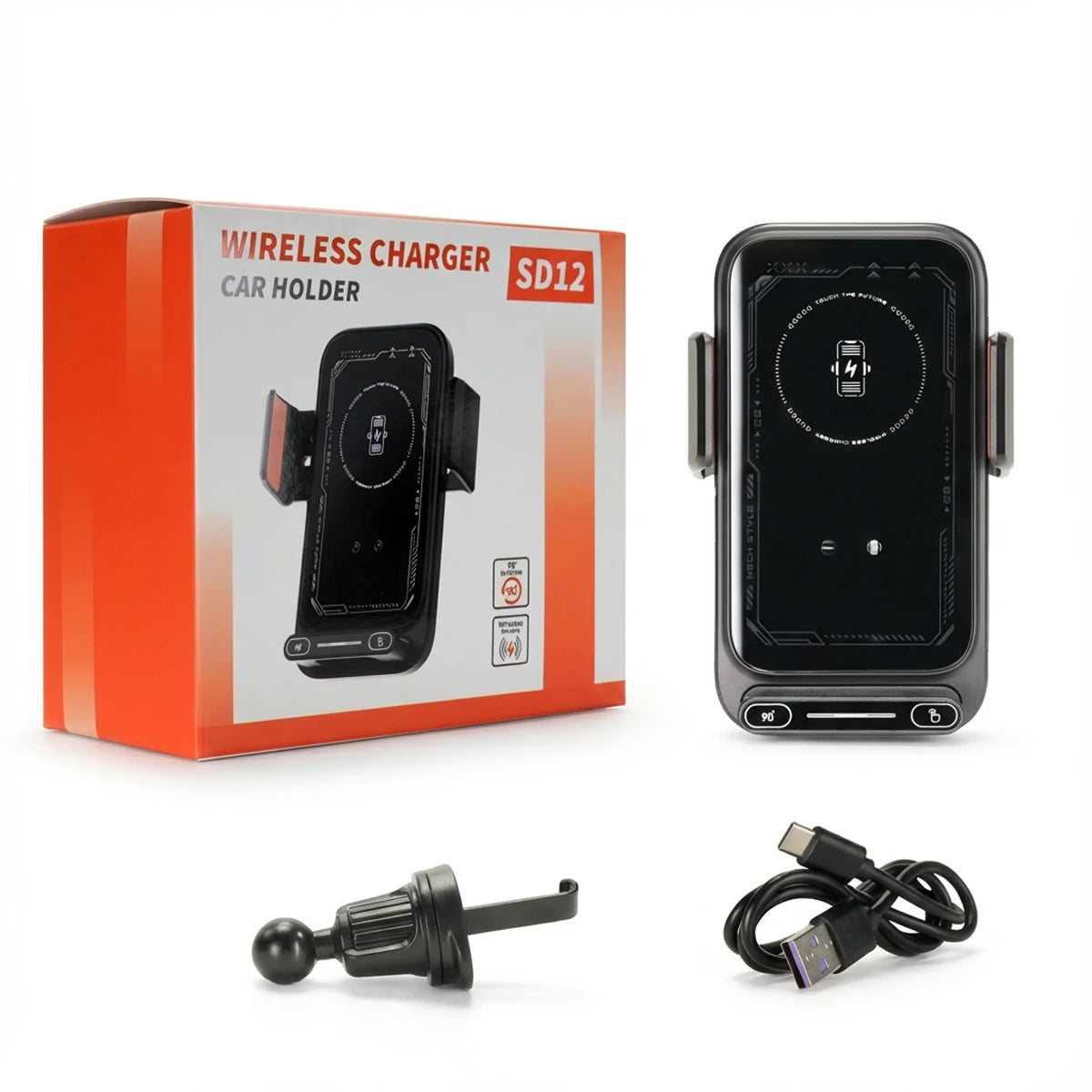 Wireless car phone charger