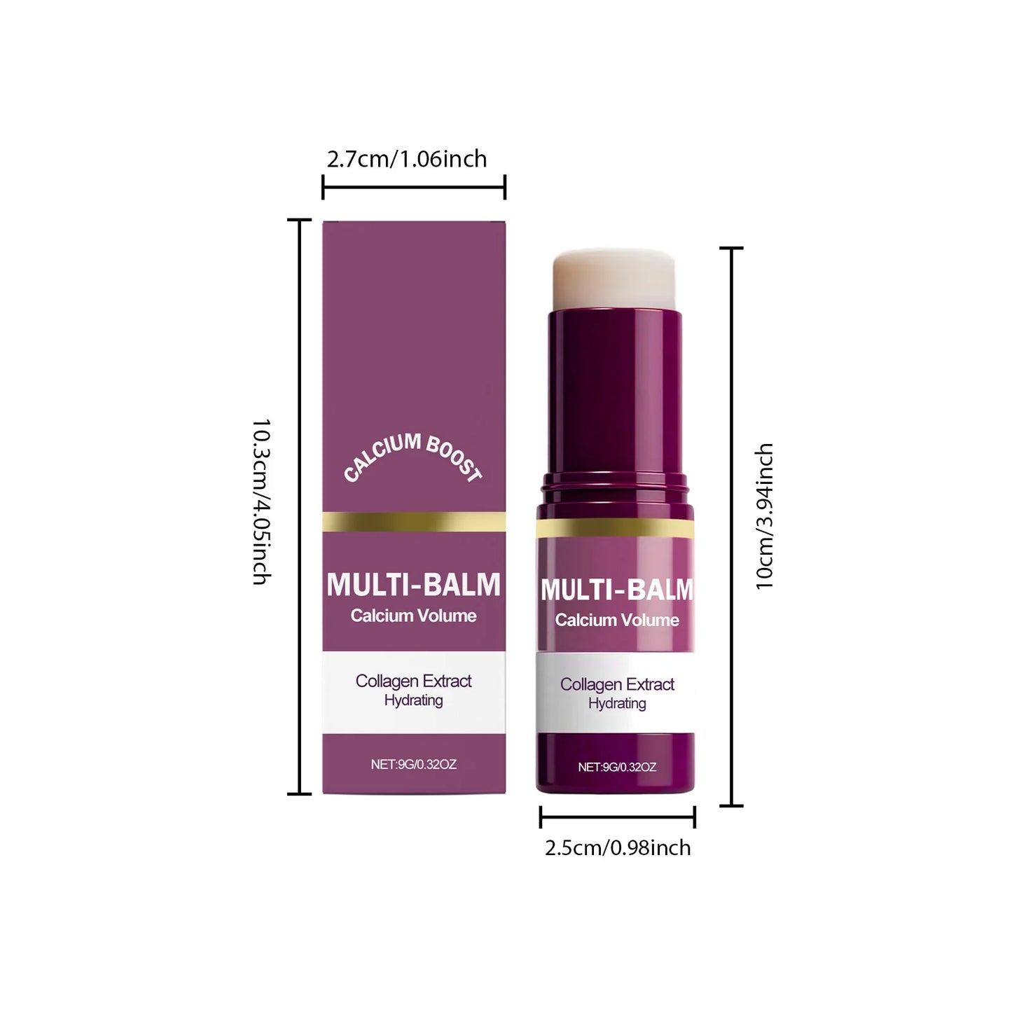 Calcium Multi Balm Stick Collagen Hydrating Face Moisturize
