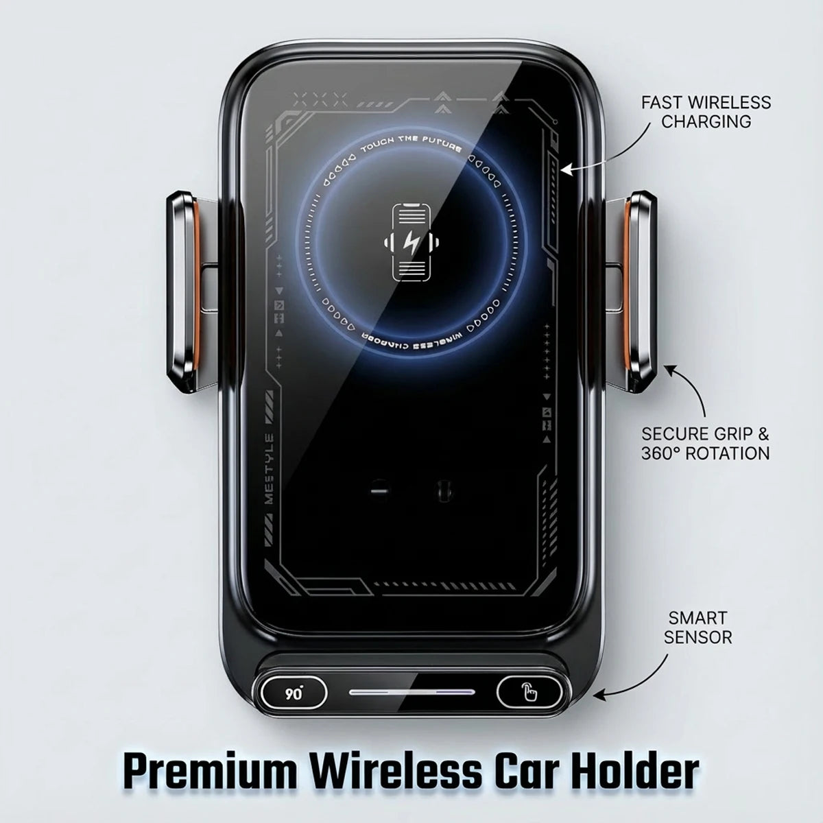 Wireless car phone charger
